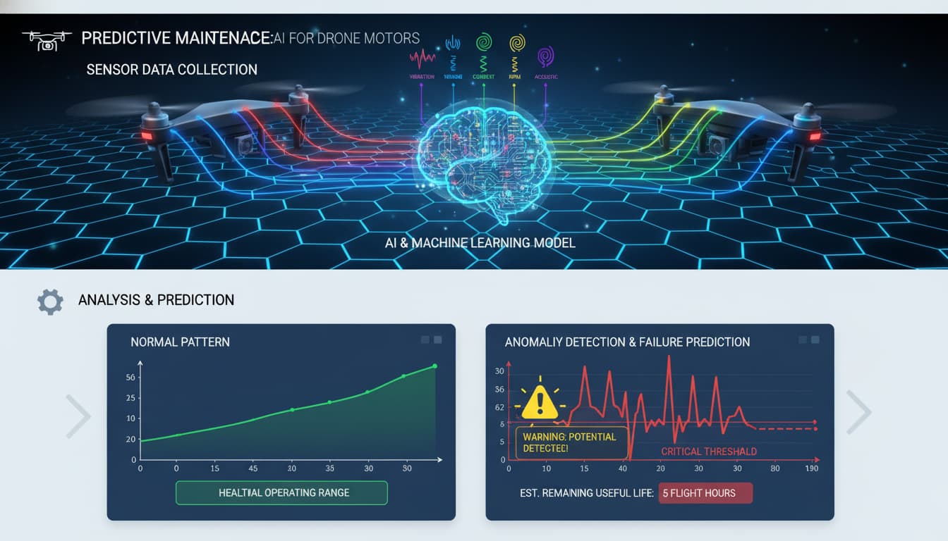 Predictive Maintenance: Bagaimana AI Memperpanjang Masa Pakai Motor Drone