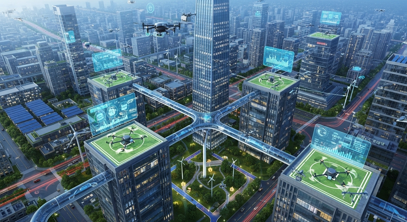 Infrastruktur Smart City: Fondasi Ekosistem Drone Masa Depan